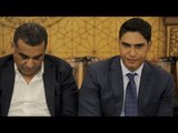 السقا وأبوهشيمة وابنا مبارك في عزاء أرملة الكاتب إبراهيم سعدة