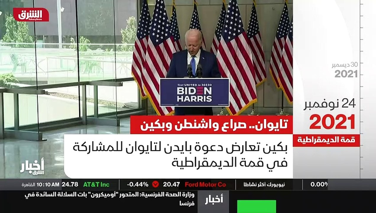 ...تصاعدت حدة التوترات بين واشنطن وبكين حيا...