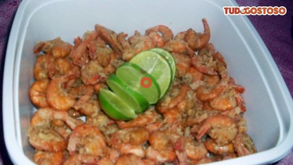 Camarão frito