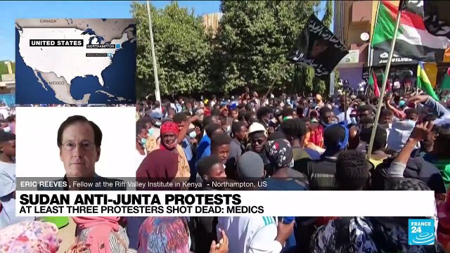 Sudan anti-coup protests: 'It's often the men with guns who prevail'