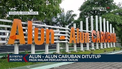 Alun  Alun Caruban Ditutup Pada Malam Pergantian Tahun