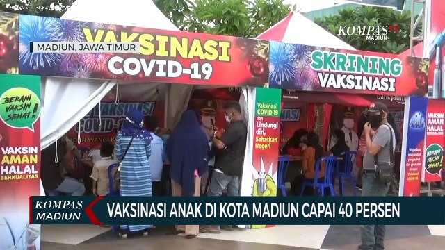 Vaksinasi Anak Di Kota Madiun Capai 40 Persen