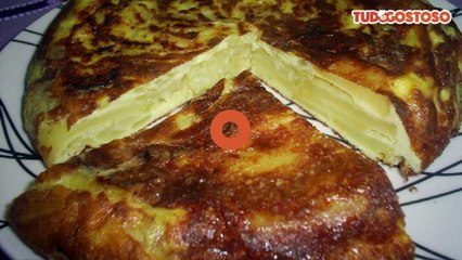 Tortilha de batata e cebola