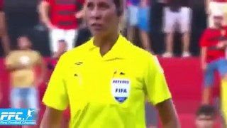 Funny girls football referee