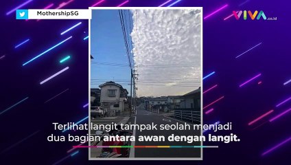 Awan Aneh Selimuti Separuh Langit Jepang, Publik Ketakutan