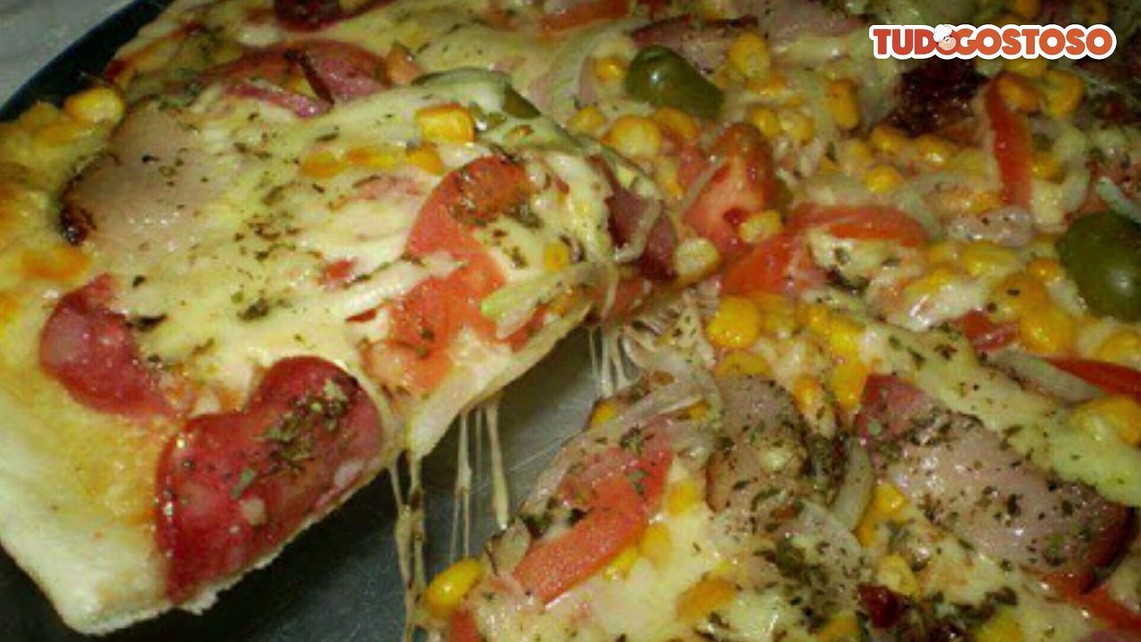 Massa de pizza de micro-ondas
