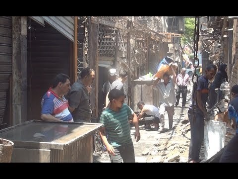 أصحاب محلات العتبة بعد الحريق: ربنا يعوض علينا