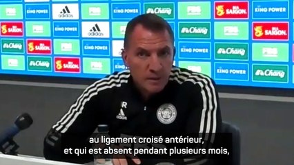 Leicester - Rodgers : “Si un joueur joue fatigué, il risque de se blesser gravement"