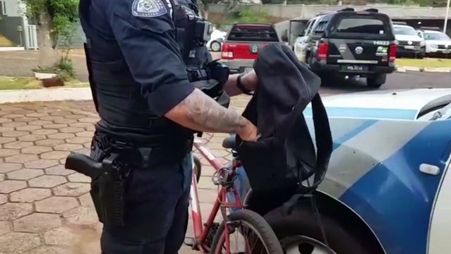 Bicicleta e pertences roubados de idosa na Avenida Brasil são recuperados; Um menor foi apreendido