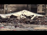 حريق يلتهم معرض ومدينة ملاهي وسنتر بالعريش في فيصل