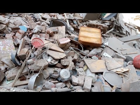 تفاصيل انهيار عقار حدائق القبة والجيران البيوت قديمة