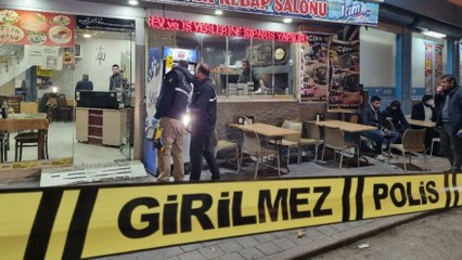 Kebapçıda silahlı saldırıya uğrayan garson kurtarılamadı
