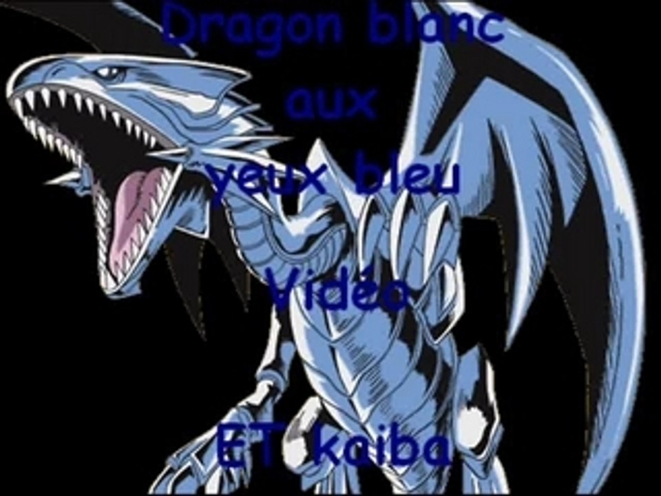Dragon blanc aux yeux bleue et kaiba