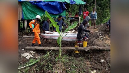 Tải video: Detik-detik Evakuasi 4 Korban Kecelakaan Helikopter di Papua