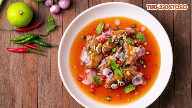 Sardinha na panela de pressão