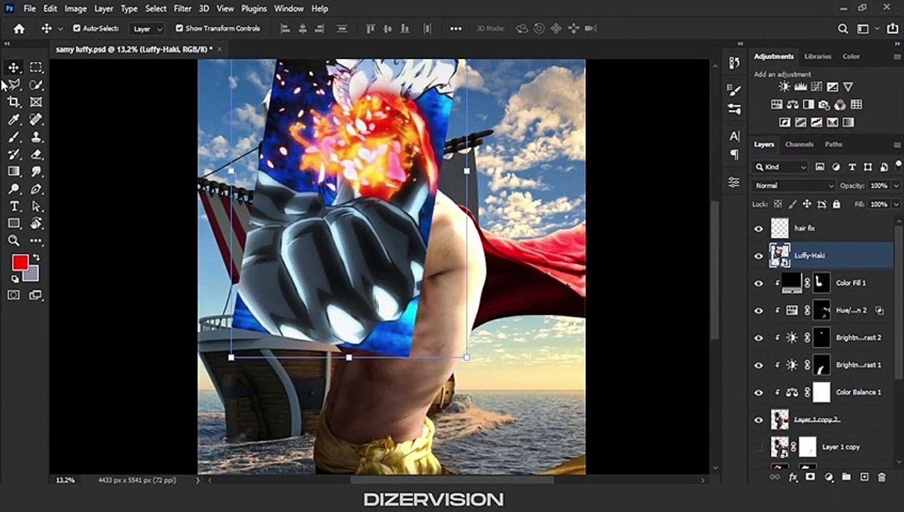 ONE PIECE Netflix Live Action Adaptation - Photoshop Manipulation