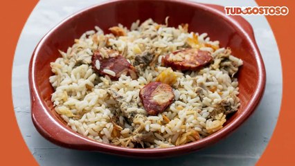 Arroz com linguiça