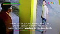 Seorang Imam Ditemukan Bersimbah Darah di Teras Masjid