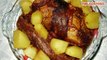 Carne assada com batatas