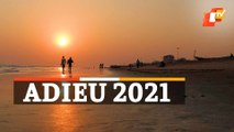 Last Sunset Of 2021 From Puri Beach