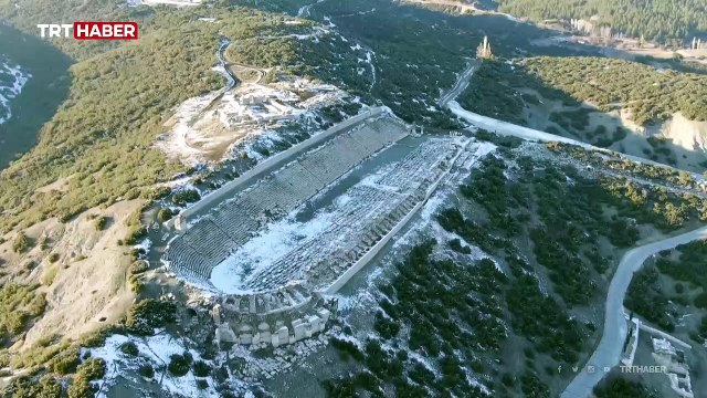 Gladyatörler Şehri Kibyra Antik Kenti nde yeni yapılar gün yüzüne çıkarıldı