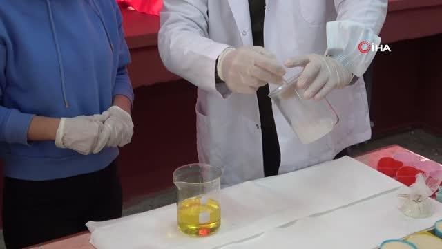 Son dakika haberi... Atık bitkisel yağlar çeşit çeşit sabun oldu