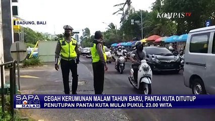 Pantai Kuta Tutup Saat Malam Pergantian Tahun