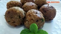 Bolinho de triguilho  (trigo para quibe) e batata