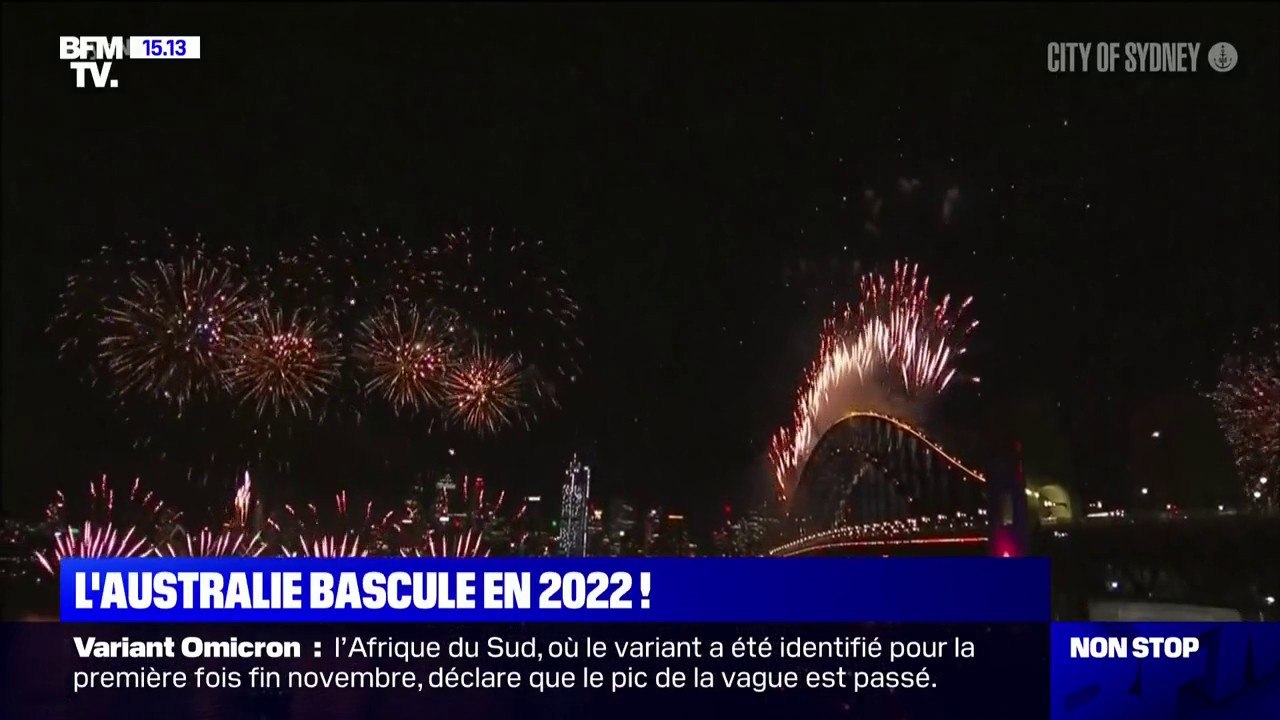 L'Australie célèbre 2022 avec un feu d'artifice à Sydney