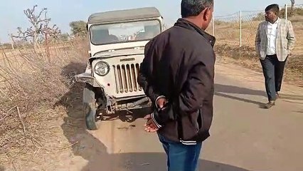 जीप व बाइक की भिडंत में एक की मौत