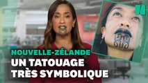 Cette journaliste néo-zélandaise est la première à présenter le JT avec un tatouage traditionnel Maorais