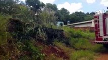 Incêndio ambiental é registrado em terreno na Rua da Amizade e Corpo de Bombeiros é mobilizado