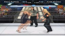WWE SmackDown! Shut Your Mouth Stacy Keibler vs Trish Stratus