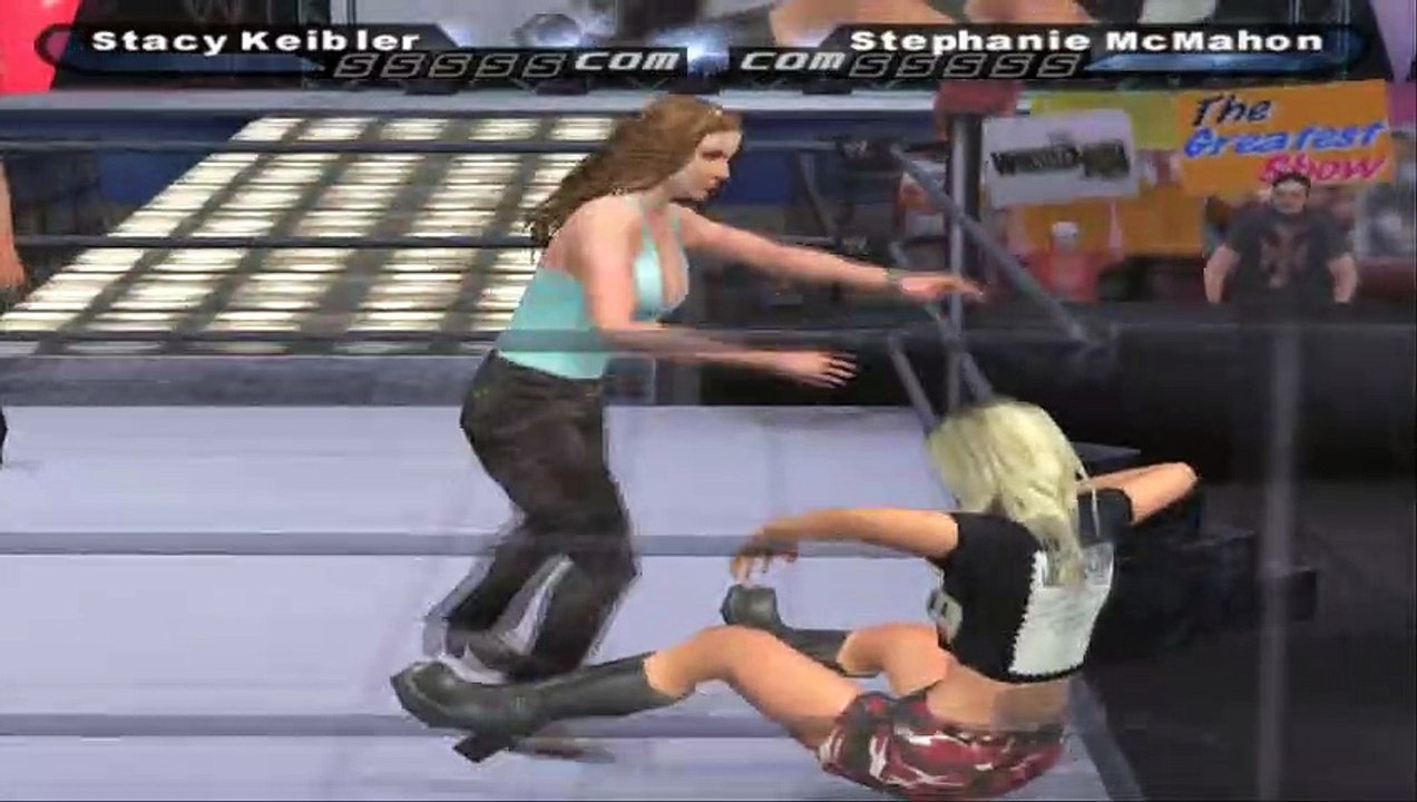WWE SmackDown! Shut Your Mouth Stacy Keibler vs Stephanie McMahon