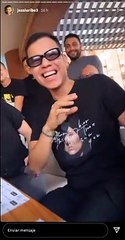 Momentos de Jessi Uribe con su banda, antes del accidente