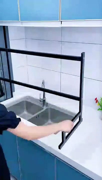 rak piring portable anti karat. rak piring wastafel.