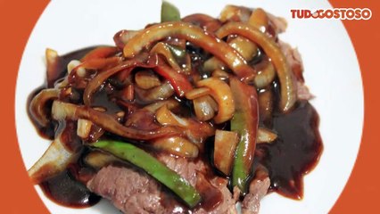 Bife ao molho barbecue