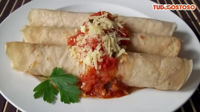 Panqueca de ricota e espinafre