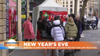 Europe clamps down on New Year's Eve celebrations amid COVID-19 records