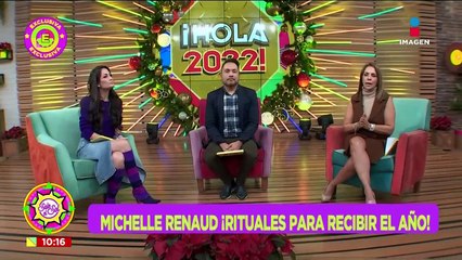 ¡Michelle Renaud se declara fan de los rituales de Fin de Año!