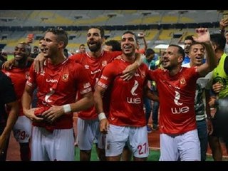 فرحة لاعبي الأهلي بالفوز بالدوري