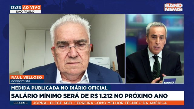 O valor do salário mínimo a partir de janeiro de 2022 será de mil duzentos e doze reais. A medida foi publicada hoje (31) no Diário Oficial.Saiba mais em youtube.com.br/bandjornalismo#BandNews20anos #Salário #mínimo
