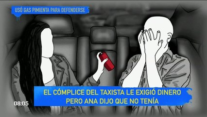 Escapó de su secuestrador gracias al gas pimienta