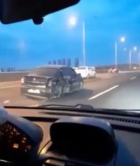 3 teker üzerinde giden otomobilin sürücüsüne 1230 TL ceza