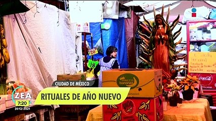 Mexicanos preparan rituales para recibir al año nuevo