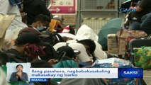 Mga pasaherong magba-Bagong Taon sa probinsya, sa airport na natulog | Saksi