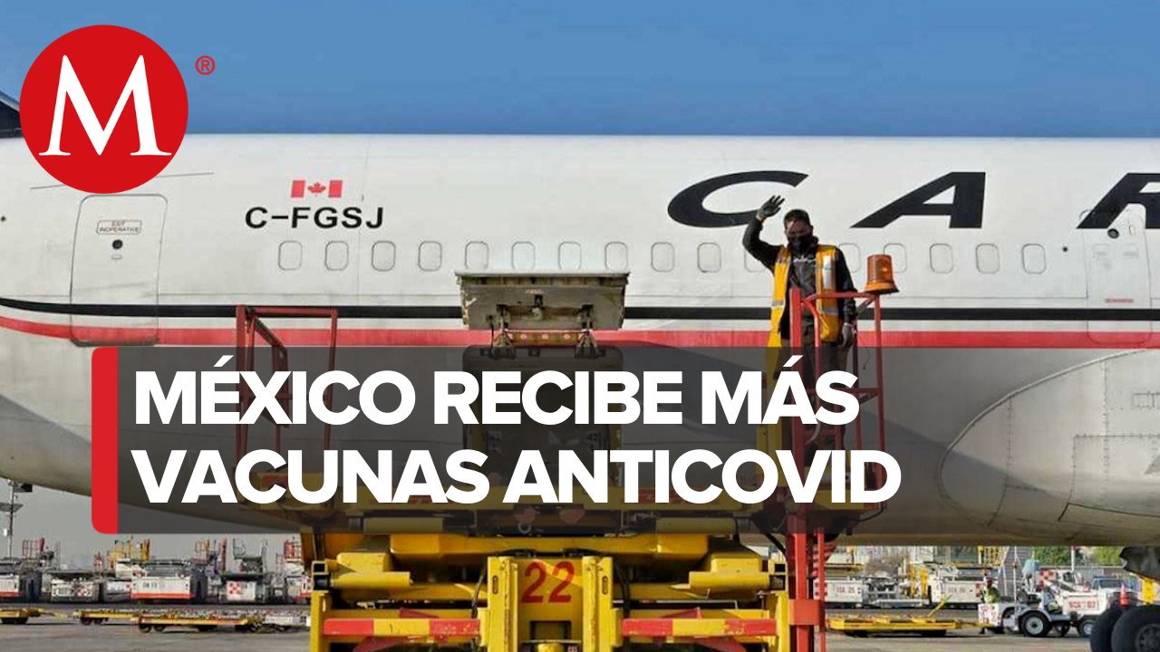 México recibe el último embarque del año de vacunas contra covid