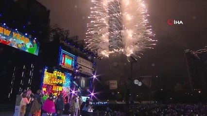 Tayvan 2022'yi hava fişek gösterisiyle karşıladı