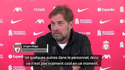 21e j. - Nombreux cas de Covid à Liverpool, Klopp ne sait pas encore s’ils vont demander le report du choc face à Chelsea