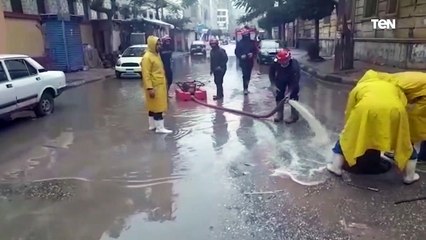 جهود مكثفة لأجهزة وزارة الداخلية لمواجهة تداعيات الأمطار والطقس السيئ